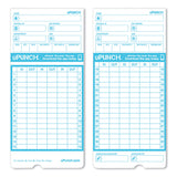 uPunch™ Pay-to-Punch Time Card for SB1200 Time Clock, Two Sides, 3.38 x 7.38, 100/Pack (PPZCB1100) Pack of 100