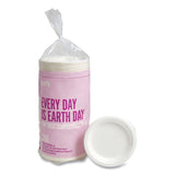 Perk™ PFAS-Free Compostable Bagasse Plates, 6" dia, White, 250/Pack (PRK61286) Pack of 250