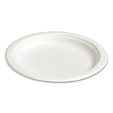 Perk™ PFAS-Free Compostable Bagasse Plates, 6" dia, White, 250/Pack (PRK61286) Pack of 250