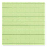 Rite in the Rain® All-Weather Wire-O Notepad, Universal: Narrow Rule and Quadrille Rule, Dark Green Cover, 50 White 3 x 5 Sheets (RIR935) Each