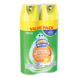 Scrubbing Bubbles® Bathroom Disinfectant Grime Fighter Aerosol, Citrus Scent, 20 oz Aerosol Can, 2/Pack (SJN306381) Pack of 2