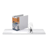 Stride QuickFit D-Ring View Binder, 3 Rings, 6" Capacity, 11 x 8.5, White (STW870800) Each