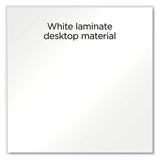 Union & Scale™ Vizon 47" Gaming Desk, 47.2" x 26.6" x 35", White Colorway (UOS60986) Each