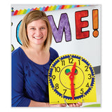 Carson-Dellosa Education Large Judy Clock, Ages 5 to 9 (CDP0768223199) Each