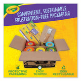 Crayola® Spill Proof Washable Paints, 5 Colors, 1.4 oz Cups, 5 Sets/Carton (CYO542313) Pack of 25