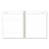 Blue Sky® Life Note-It Leah Weekly/Monthly Notes Planner, Floral Artwork, 11 x 8.5, Gray/Pink/White Cover, 12-Month (Jan to Dec): 2026 (BLS139479)