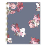Blue Sky® Life Note-It Leah Weekly/Monthly Notes Planner, Floral Artwork, 11 x 8.5, Gray/Pink/White Cover, 12-Month (Jan to Dec): 2026 (BLS139479)