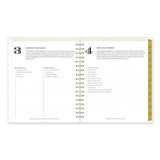 Blue Sky® Day Designer Navy Stripe Daily/Monthly Planner, Horizontal Stripe Artwork, 10 x 8, Navy/White Cover, 12-Month (Jan-Dec): 2026 (BLS142098)