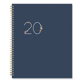 Blue Sky® Ashlyn Weekly/Monthly Planner, Floral Artwork, 11 x 8.5, Navy/Multicolor Cover, 12-Month (Jan to Dec): 2026 (BLS143957)