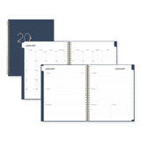 Blue Sky® Ashlyn Weekly/Monthly Planner, Floral Artwork, 11 x 8.5, Navy/Multicolor Cover, 12-Month (Jan to Dec): 2026 (BLS143957)