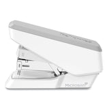 Fellowes® LX860 EasyPress Half Strip Stapler, 40 Sheet Capacity, Gray/White (FEL5014301) Each