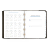 AT-A-GLANCE® Signature Collection Black/Gray Felt Weekly/Monthly Planner, 11.25 x 9.5, Black/Gray Cover, 13-Month: Jan 2025 to Jan 2026 (AAGYP90505) Each