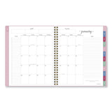 AT-A-GLANCE® Harmony Weekly/Monthly Poly Planner, 8.81 x 7.88, Pink Cover, 13-Month: Jan 2026 to Jan 2027 (AAG109980527) Each