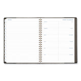 AT-A-GLANCE® Signature Collection Black/Gray Felt Weekly/Monthly Planner, 11.25 x 9.5, Black/Gray Cover, 13-Month: Jan 2025 to Jan 2026 (AAGYP90505) Each