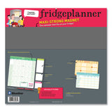 Blueline® Fridge Planner Magnetized Monthly Calendar with Pads + Pencil, 14 x 13.5, Yellow/Green Sheets, 17-Month: Aug 2025 to Dec 2026 (REDC174110A) Each