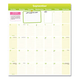 Blueline® Fridge Planner Magnetized Monthly Calendar with Pads + Pencil, 14 x 13.5, Yellow/Green Sheets, 17-Month: Aug 2025 to Dec 2026 (REDC174110A) Each