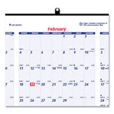 Brownline® Yearly Wall Calendar, 24 x 36, White/Blue Sheets, 12-Month (Jan to Dec): 2026 (REDC172212)