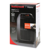 Honeywell Heat Genius Ceramic Portable Heater, 1,575 W, 5.6 x 10.2 x 17.3, Black (HWLHCE840B) Each