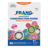 Prang® SunWorks Construction Paper, 50 lb Text Weight, 12 x 18, Red, 50/Pack (PACP6107) Pack of 50