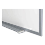 Ghent Magnetic Porcelain Whiteboard with Aluminum Frame, 72.5 x 60.47, White Surface, Satin Aluminum Frame, Ships in 7-10 Bus Days (GHEM1P564) Each