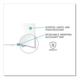 Ghent Magnetic Porcelain Whiteboard with Aluminum Frame, 120.59 x 60.47, White Surface, Satin Aluminum Frame,Ships in 7-10 Bus Days (GHEM1P5104) Each