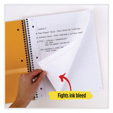 Five Star® Style Wirebound Notebook, 1-Subject, Medium/College Rule, Randomly Assorted Cover Colors, (80) 11 x 8.5 Sheets (MEA820156F) Each