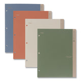 Five Star® Recycled Plastic Two-Pocket Folder, 11" x 8.5", Randomly Assorted (MEA330027) Each