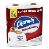 Charmin® Ultra Strong Bathroom Tissue, Super Mega Rolls, Septic Safe, 2-Ply, White, 363 Sheet Roll, 6 Rolls/Pack, 3 Packs/Carton (PGC04306) Case of 18