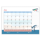 House of Doolittle™ Recycled Desk Pad Calendar, Illustrated Seasons Artwork, 22 x 17, Black Binding/Corners,12-Month (Jan to Dec): 2026 (HOD139) Each