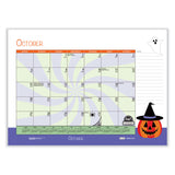 House of Doolittle™ Recycled Desk Pad Calendar, Illustrated Seasons Artwork, 22 x 17, Black Binding/Corners,12-Month (Jan to Dec): 2026 (HOD139) Each