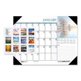 House of Doolittle™ Earthscapes Scenic Desk Pad Calendar, Scenic Photos, 22 x 17, White Sheets, Black Binding/Corners,12-Month (Jan-Dec): 2026 (HOD147)