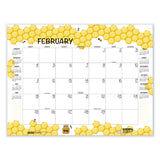 House of Doolittle™ Recycled Honeycomb Desk Pad Calendar, Honeycomb Artwork, 22 x 17, White/Multicolor Sheets, 12-Month (Jan to Dec): 2026 (HOD156) Each