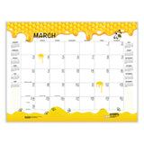 House of Doolittle™ Recycled Honeycomb Desk Pad Calendar, Honeycomb Artwork, 22 x 17, White/Multicolor Sheets, 12-Month (Jan to Dec): 2026 (HOD156) Each