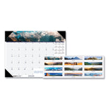 House of Doolittle™ Earthscapes Recycled Monthly Desk Pad Calendar, Mountains of the World Photos, 22 x 17, Black Corners,12-Month(Jan-Dec): 2026 (HOD176) Each