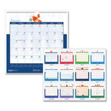 House of Doolittle™ Recycled Seasonal Wall Calendar, Illustrated Seasons Artwork, 12 x 12, 12-Month (Jan to Dec): 2026 (HOD338) Each