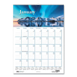 House of Doolittle™ Earthscapes Recycled Monthly Wall Calendar, Scenic Beauty Photography, 12 x 16.5, White Sheets, 12-Month (Jan-Dec): 2026 (HOD378) Each
