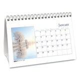 House of Doolittle™ Earthscapes Recycled Desk Tent Monthly Calendar, Scenic Photography, 8.5 x 4.5, White Sheets, 12-Month (Jan to Dec): 2026 (HOD3649) Each