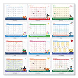 House of Doolittle™ Recycled Desk Pad Calendar, Illustrated Seasons Artwork, 22 x 17, Black Binding/Corners,12-Month (Jan to Dec): 2026 (HOD139) Each