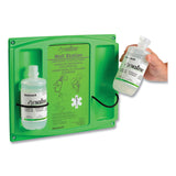 Honeywell Double Bottle Sterile Saline Eye Wash Wall Station, 16 oz Bottles, 2 Bottles/Station, 4 Stations/Carton (FND320004650000) Case of 4