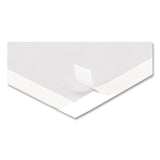deflecto® Self Adhesive Sign Holders, 8.5 x 11 Insert, Clear with White Border, 2/Pack (DEF68776W) Pack of 2