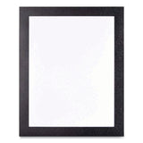 deflecto® Self Adhesive Sign Holders, 8.5 x 11 Insert, Clear with Black Border, 2/Pack (DEF68776B) Pack of 2