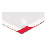 deflecto® Self Adhesive Sign Holders, 11 x 17 Insert, Clear with Red Border, 2/Pack (DEF68886R) Pack of 2