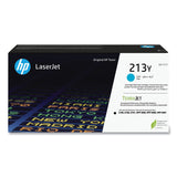 HP HP 213Y (W2131Y) Extra High-Yield Cyan Original LaserJet Toner Cartridge (HEWW2131Y) Each