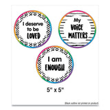 Carson-Dellosa Education Motivational Bulletin Board Sets, Affirmation Station, Multicolor, 13.8 x 16, 32 Pieces (CDP110569) Set of 32