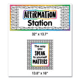 Carson-Dellosa Education Motivational Bulletin Board Sets, Affirmation Station, Multicolor, 13.8 x 16, 32 Pieces (CDP110569) Set of 32