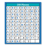 Carson-Dellosa Education EZ Letter Combo Packs, White with Black Trim, 4"h, 219 Characters (CDP130100) Each