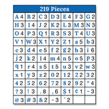 Carson-Dellosa Education EZ Letter Combo Packs, Color Splash Assortment, 4"h, 219 Characters (CDP130098) Each