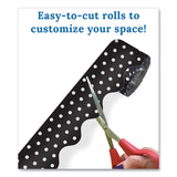 Carson-Dellosa Education Rolled Scalloped Border Set, 2.25" x 65 ft, Assorted, 4/Set (CDP145299) Set of 4