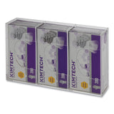Kantek Triple Glove Dispenser, 10 x 4 x 16, Clear (KTKAH135) Each