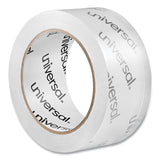 Universal® Moving and Storage Packing Tape, 3" Core, 1.88" x 54.6 yd, Clear, 6/Pack (UNV33102) Pack of 6